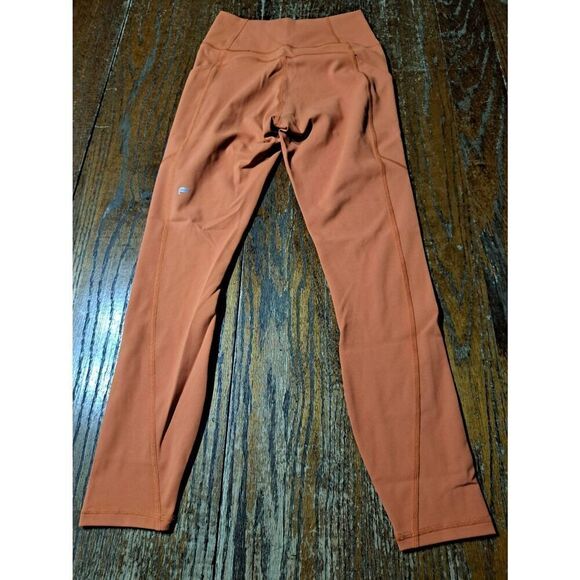 New XS Fabletics Burnt Ochre The Oasis PureLux High Waist Leggings NWOT - Picture 7 of 8